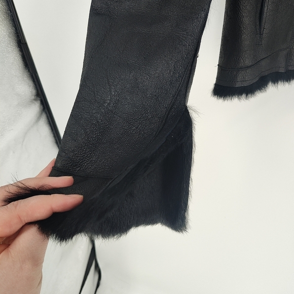 Guess Vintage Rabbit Fur Jacket - Picture 3 of 7